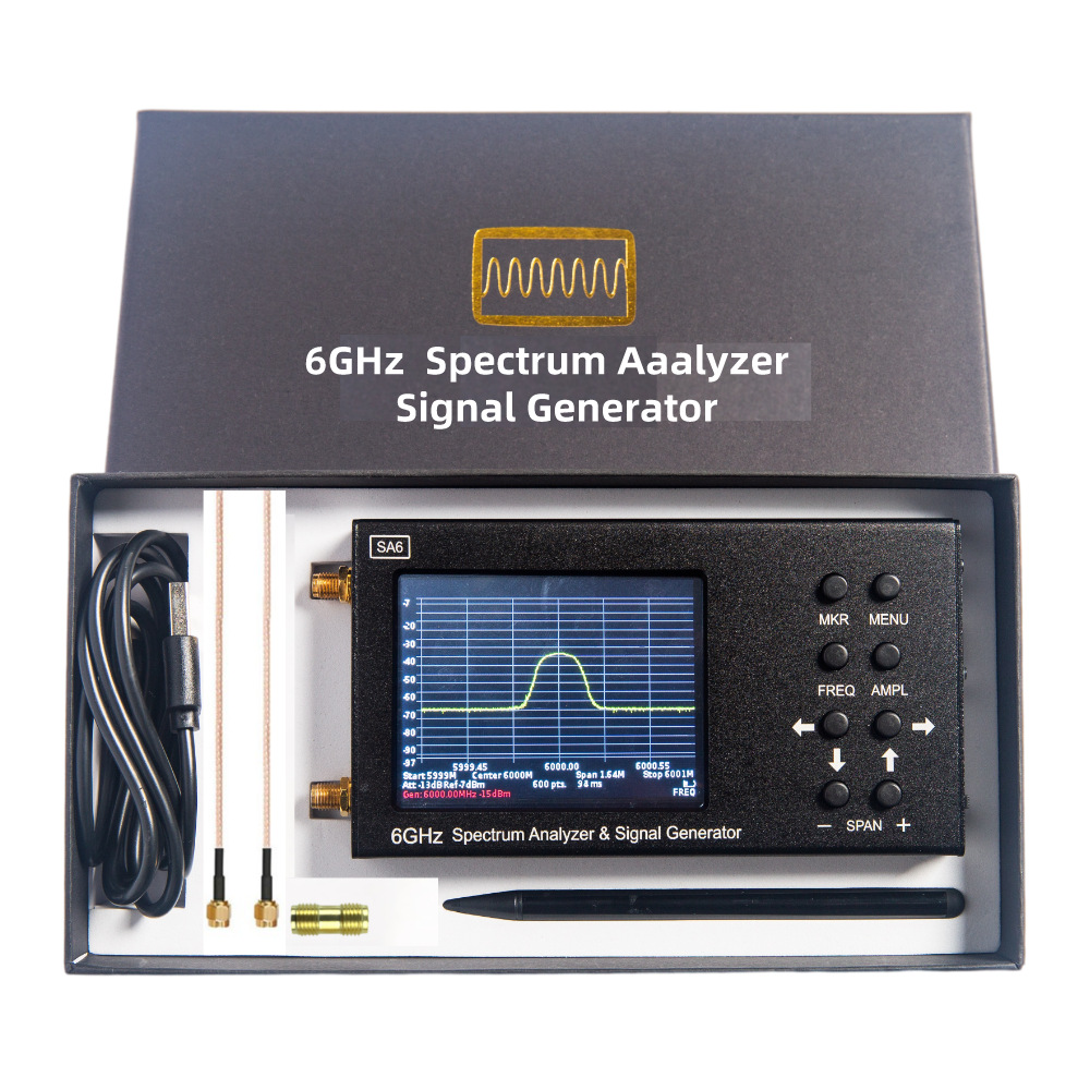 Signal Generator Spectrum Analyzer - SA6 6GHz Dijital El Tipi Taşınabilir
