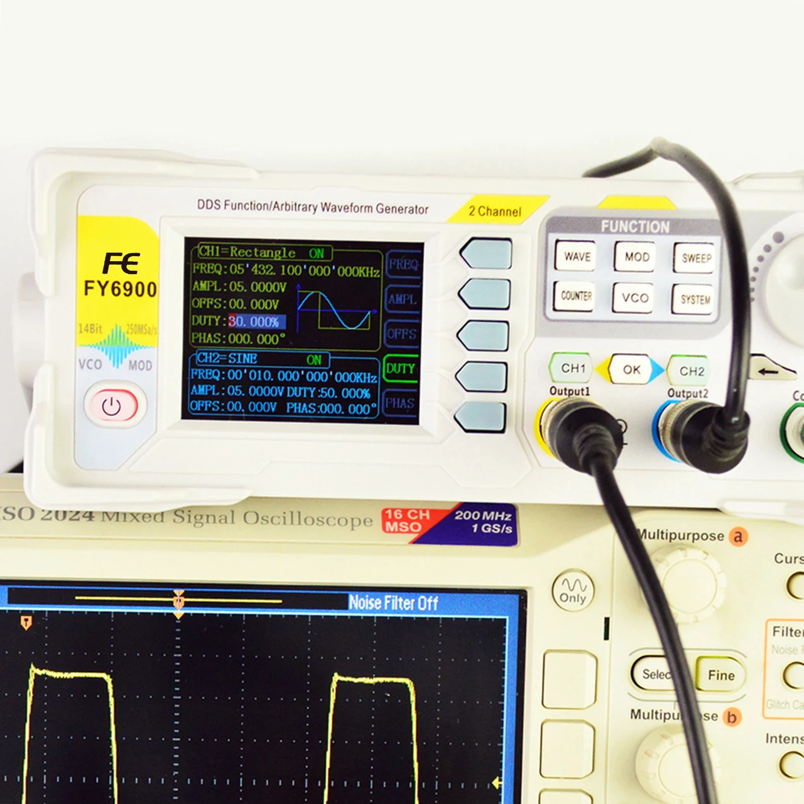 Function Arbitrary Waveform Generator - Dalga Formu Jeneratörü Darbe Sinyali Kaynağı