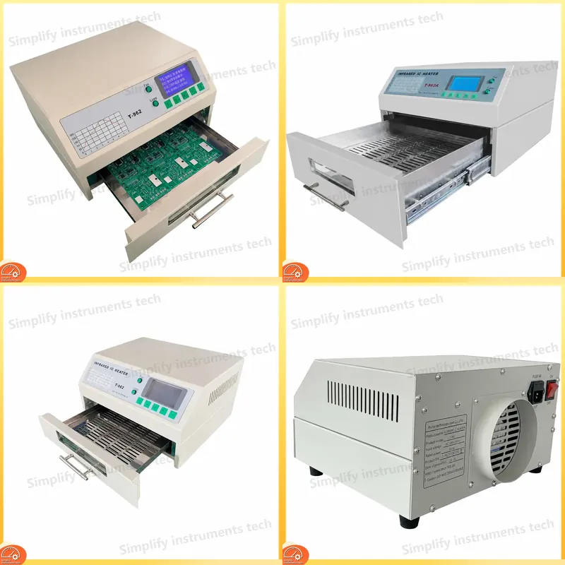 Reflow Oven Pcb T962 - T962 Reflow Fırını 110V 220V Kızılötesi