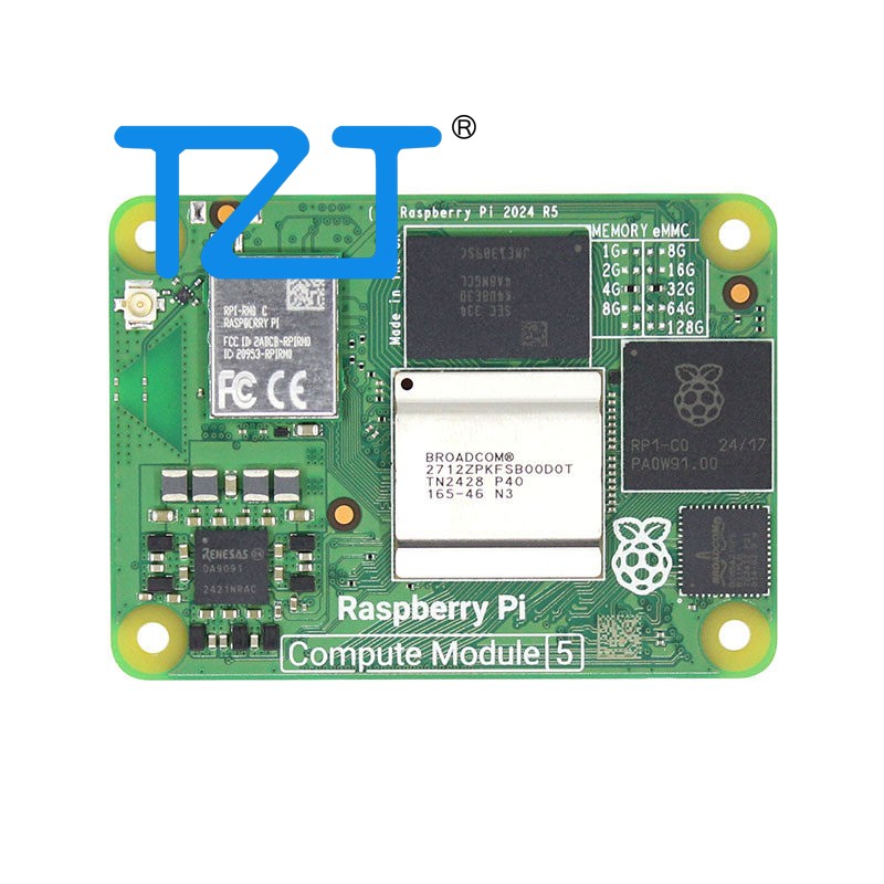 Raspberry Pi 5 8Gb Kit - TZT Compute Module 5 Bluetooth5.0 Raspberry