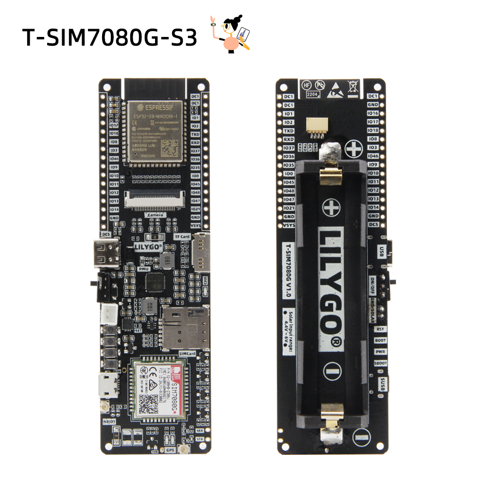 Esp32 S3 Development Board Lot - LILYGO® T-SIM7080-S3 ESP32-S3 geliştirme kurulu Cat-M