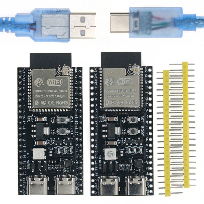 Esp32 S3 Development Board Lot - ESP32 S3 Geliştirme Kartları Genişletme Adaptör