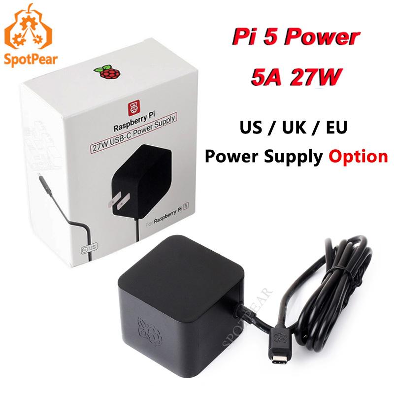Raspberry Pi 5 8Gb Kit - Orijinal resmi 5V5A PD güç 27W