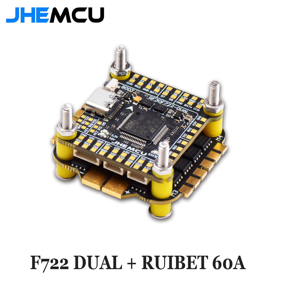 Fpv Flight Controller F7 Stack 60A - Jhemcu F7 Yığını F722 Çift Uçuş