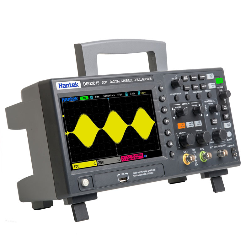 Digital Storage Oscilloscope 100Mhz - Yeni Stokta Hantek DSO2C10 2 Kanallı