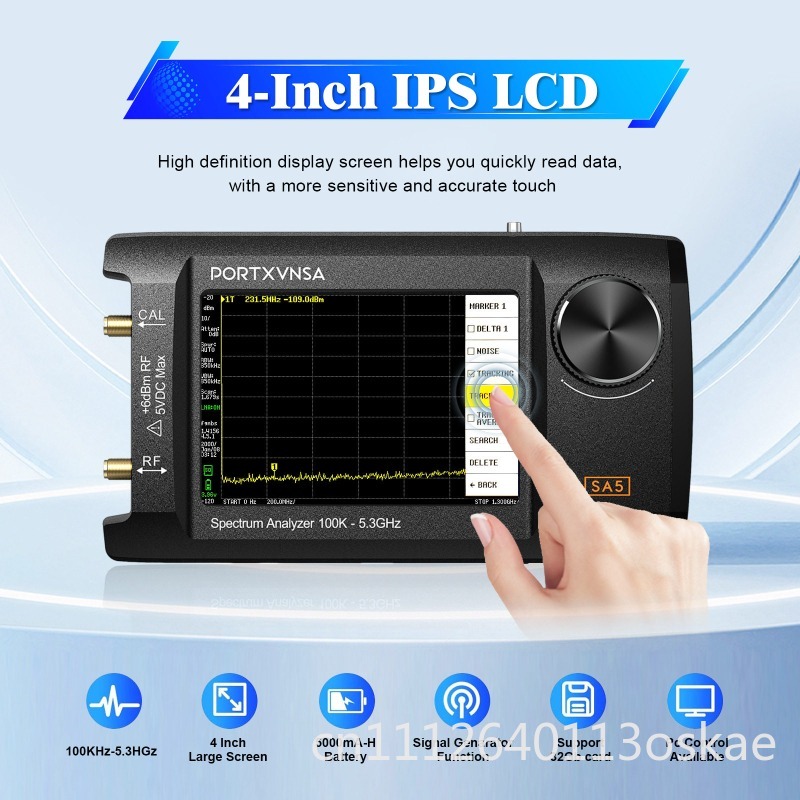 Signal Generator Spectrum Analyzer - SA5 Çok Fonksiyonlu El Tipi Spektrum