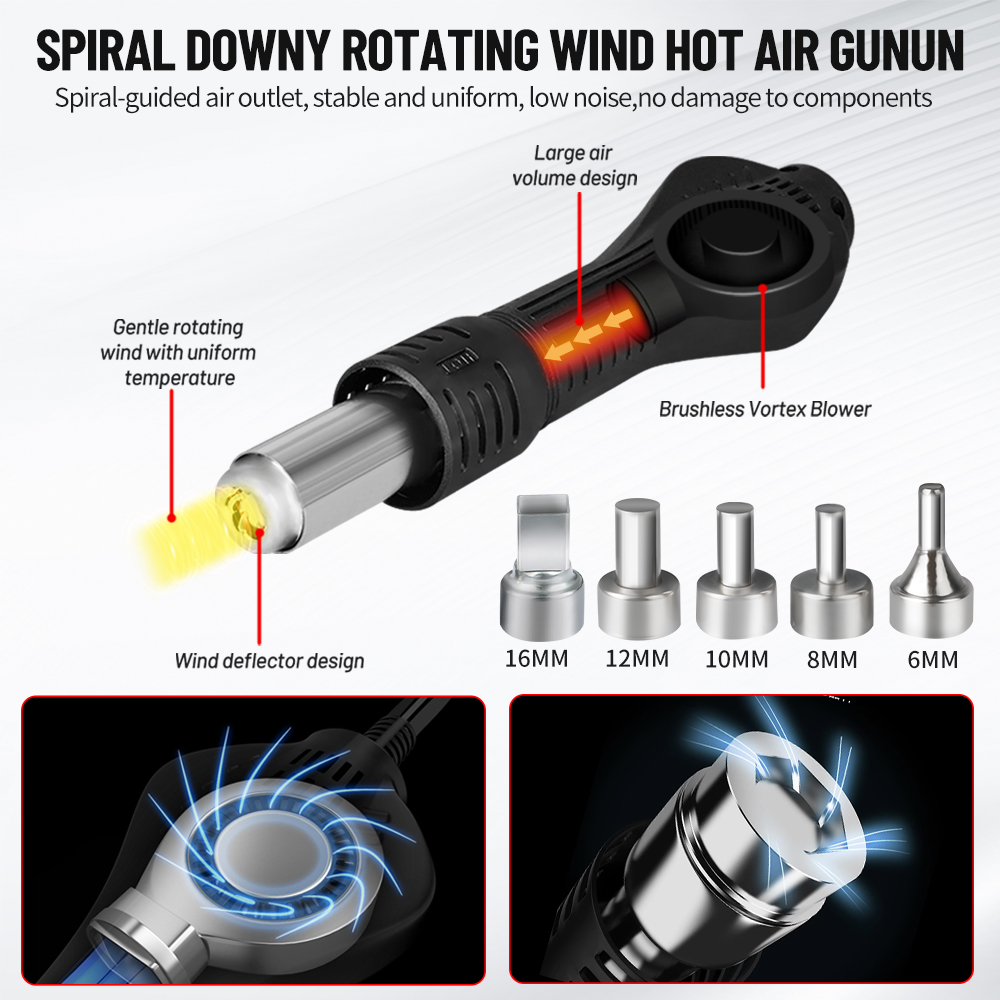 Hot Air Rework Station T12 - 700W 2'si 1 Arada Sıcak Hava