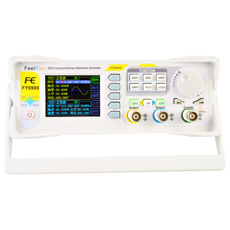 Function Arbitrary Waveform Generator - Yeni FY6900 60MHz çift kanal DDS