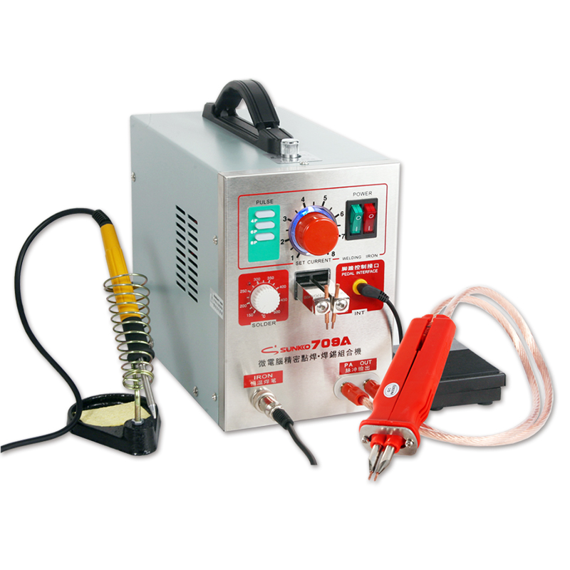 Spot Welder 18650 Battery Pack - 1.5KW SUNKKO 709A 220/110V Akülü Nokta