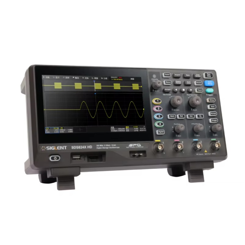 Digital Storage Oscilloscope 100Mhz - SIGLENT SDS802XHD/SDS812XHD O Scope Dijital Depolama