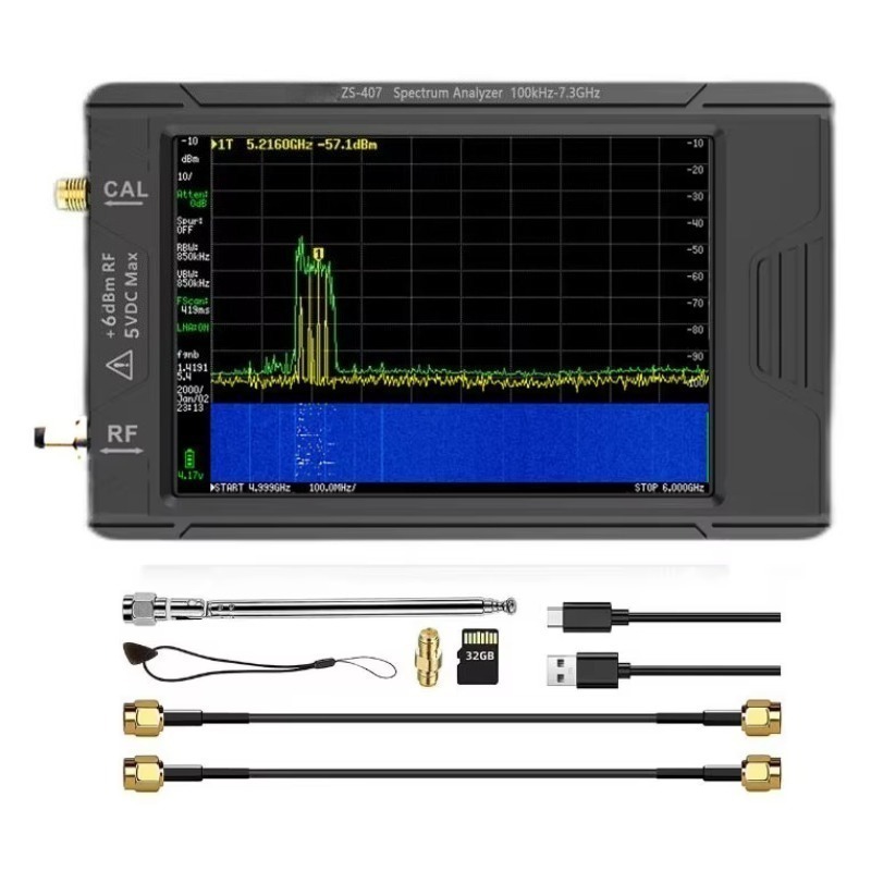 ZS-406/ZS-407 4 inç Ekranlı El - Signal Generator Spectrum Analyzer incelemesi ve fiyatı