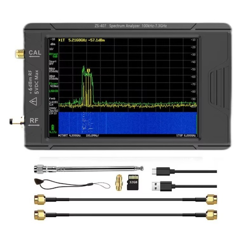 ZS-406/ZS-407 4 inç Ekranlı El - Signal Generator Spectrum Analyzer incelemesi ve fiyatı