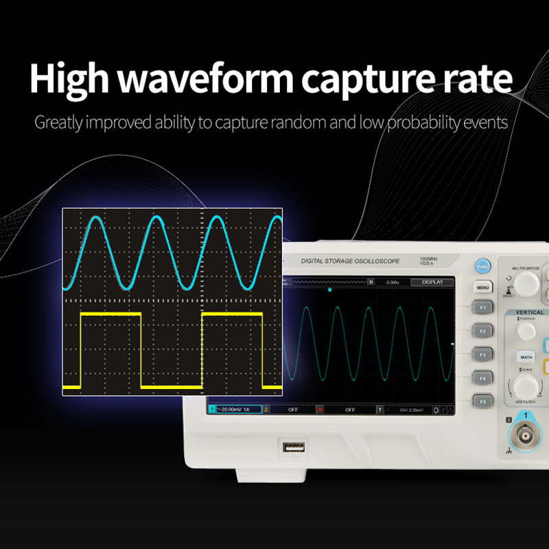 UNI-T UTD2102CEX + dijital dep - Digital Storage Oscilloscope 100Mhz incelemesi ve fiyatı