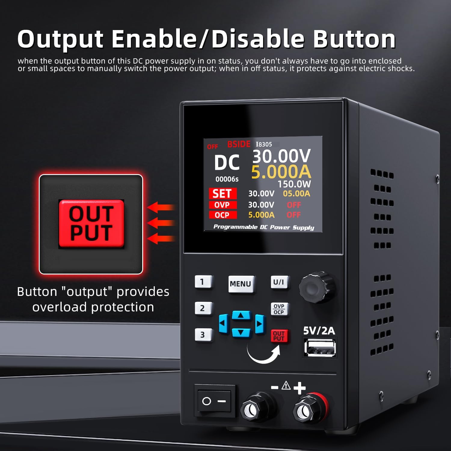 Resmi DC laboratuvar regüle gü - Programmable Dc Power Supply 30V 10A incelemesi ve fiyatı