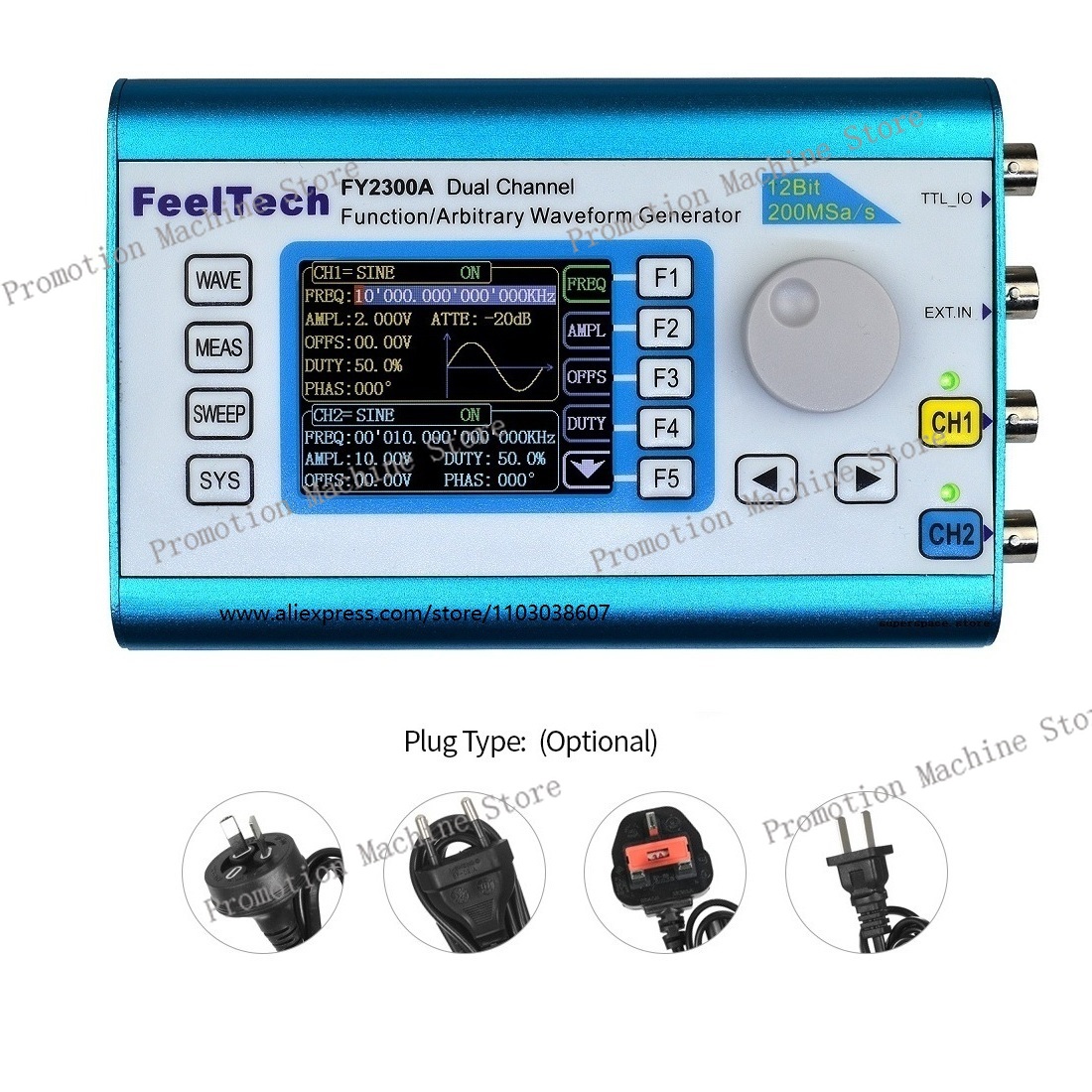 FY2300 12MHz 20MHz DDS Fonksiy - Function Arbitrary Waveform Generator incelemesi ve fiyatı