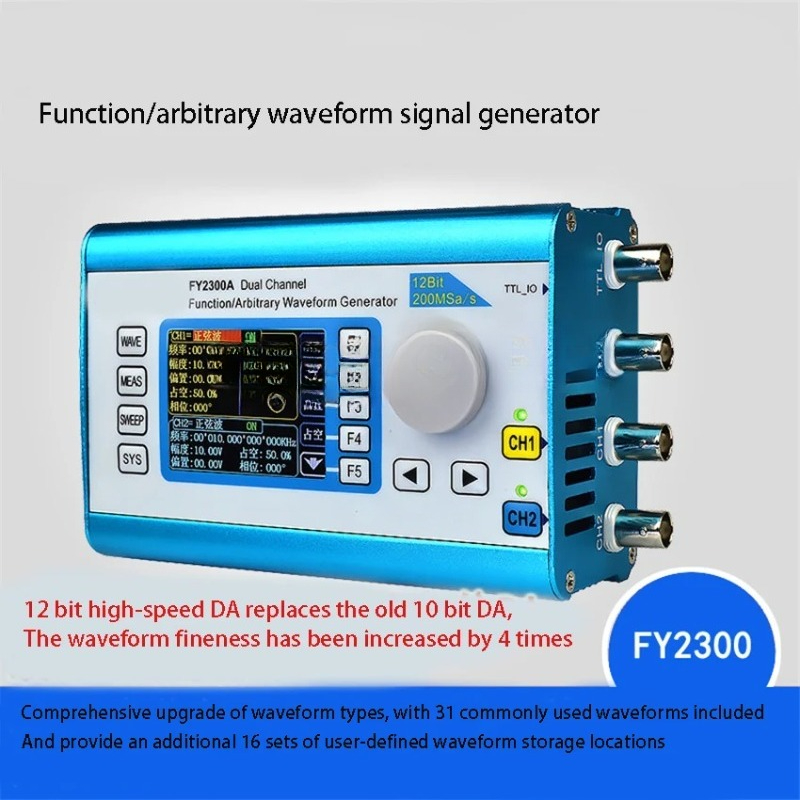 FY2300 Çift Kanallı DDS Fonksi - Function Arbitrary Waveform Generator incelemesi ve fiyatı