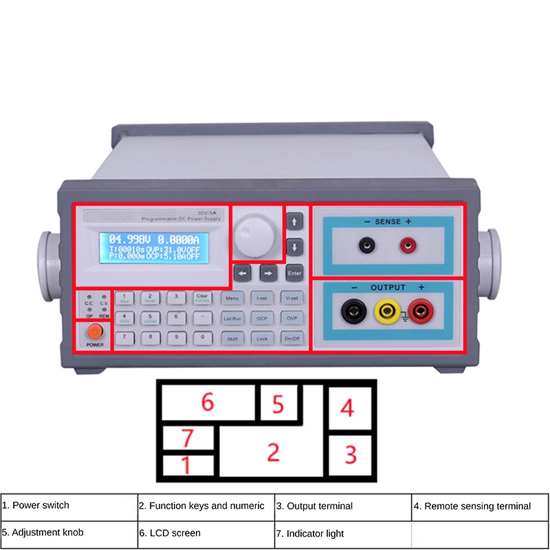 Laboratuvar ayarlanabilir 30V  - Programmable Dc Power Supply 30V 10A incelemesi ve fiyatı