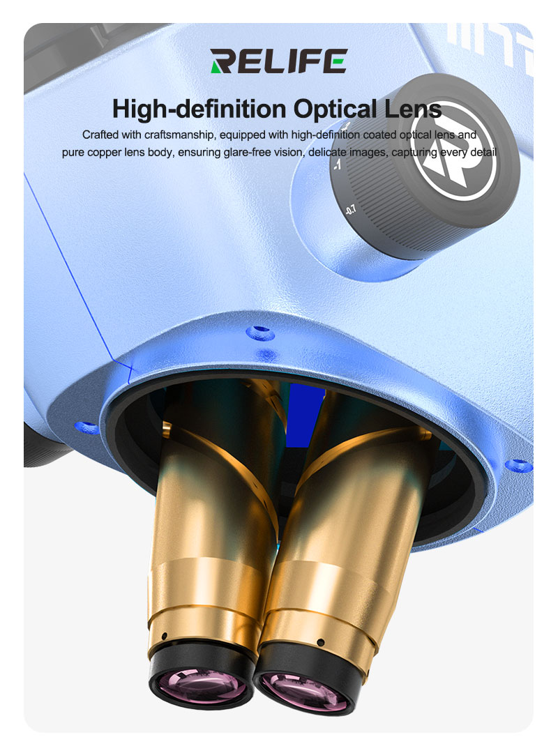 RELIFE RL-M7T Pro-B11 Trinokül - Stereo Trinocular Microscope Pcb incelemesi ve fiyatı