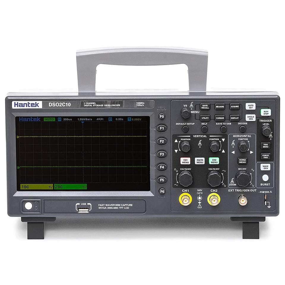 Hantek DSO2C10 2 Kanallı 100MH - Digital Storage Oscilloscope 100Mhz incelemesi ve fiyatı