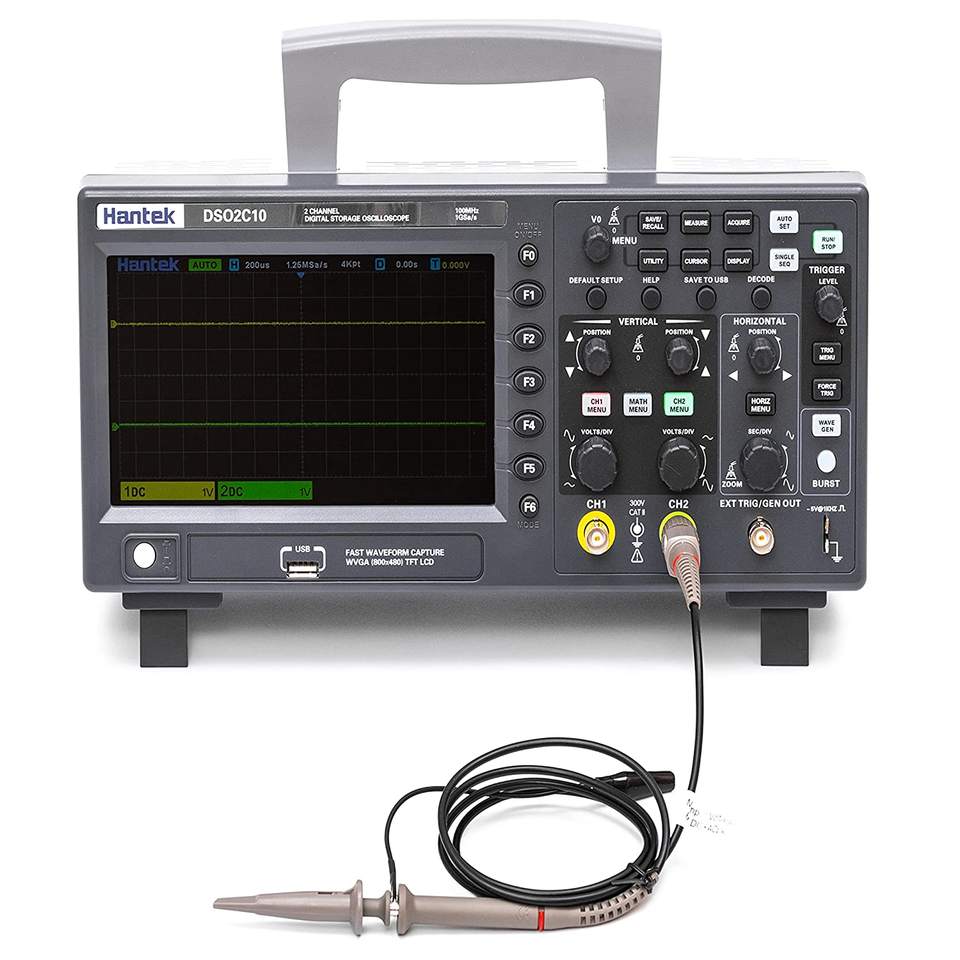 Hantek DSO2C10 2 Kanallı 100MH - Digital Storage Oscilloscope 100Mhz incelemesi ve fiyatı