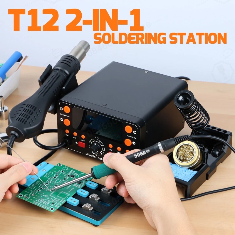 902D-IV 775W Lehimleme İstasyo - Hot Air Rework Station T12 incelemesi ve fiyatı