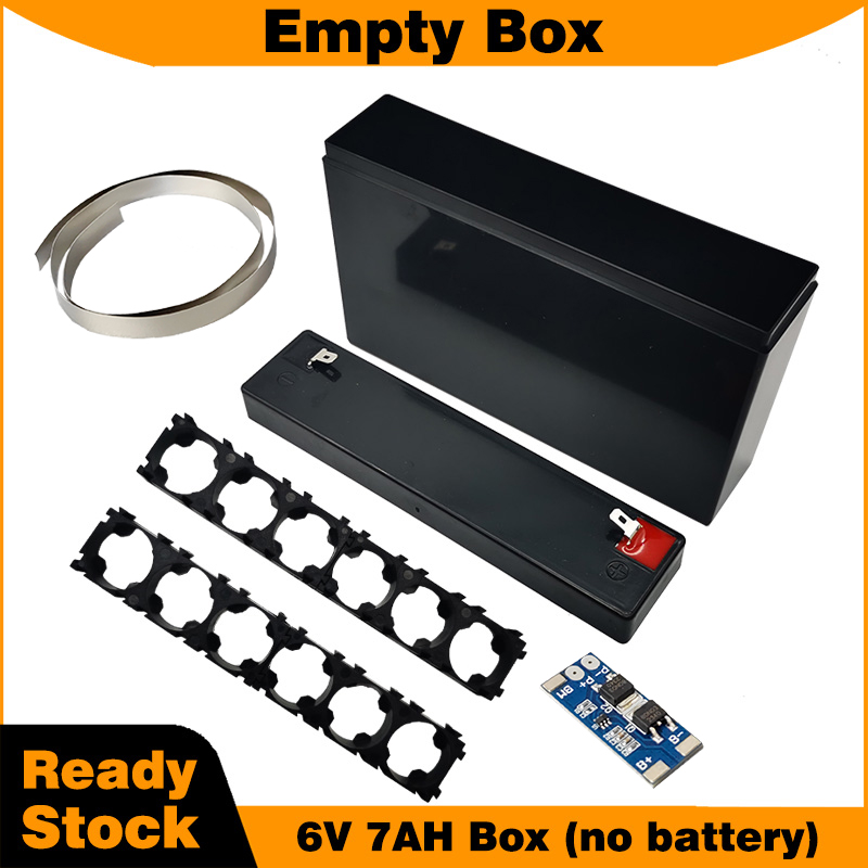 6V 7AH DIY için Boş Pil Kutusu - Spot Welder 18650 Battery Pack incelemesi ve fiyatı