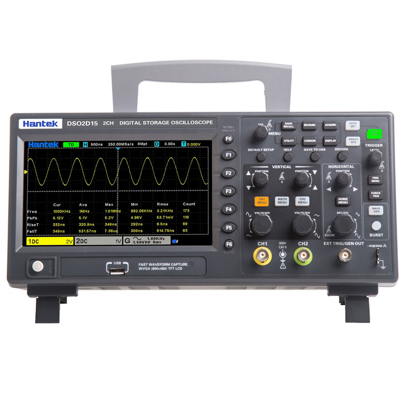 Yeni Stokta Hantek DSO2C10 2 K - Digital Storage Oscilloscope 100Mhz incelemesi ve fiyatı