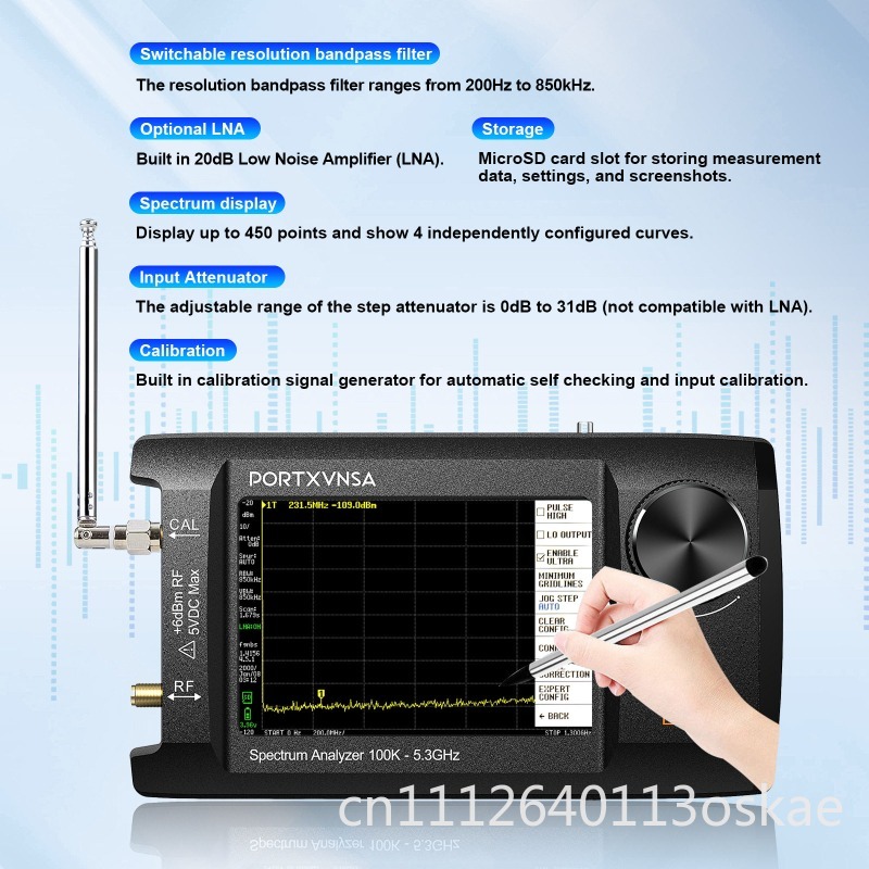 SA5 Çok Fonksiyonlu El Tipi Sp - Signal Generator Spectrum Analyzer incelemesi ve fiyatı