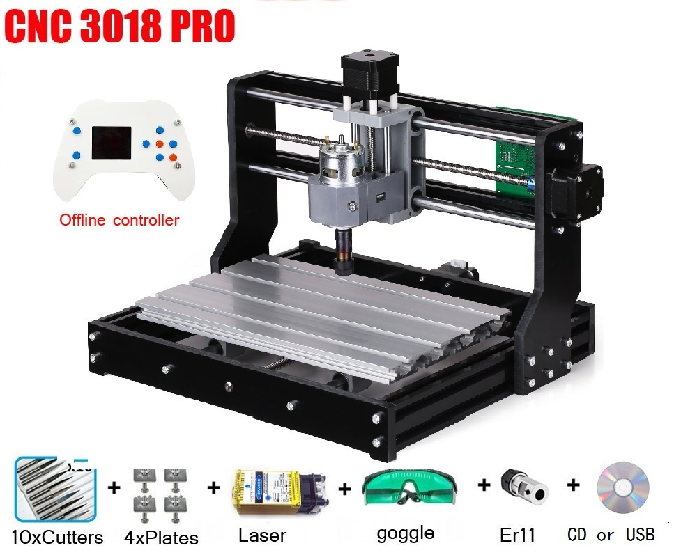 CNC 3018 PRO Lazer Gravür Maki - Mini Laser Engraver Cnc Router incelemesi ve fiyatı