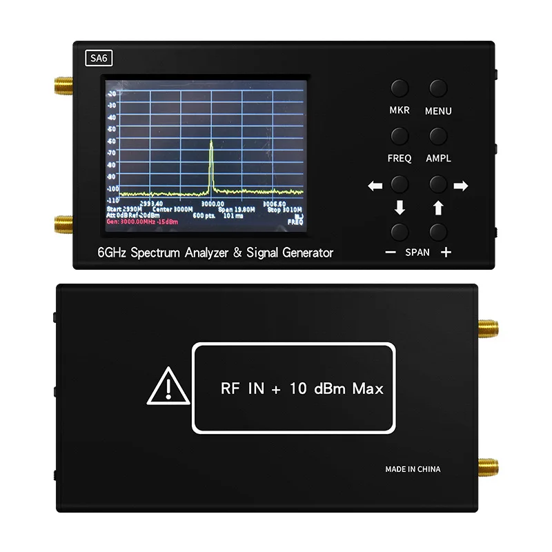 SA6 6GHz 3,2 inç el tipi spekt - Signal Generator Spectrum Analyzer incelemesi ve fiyatı