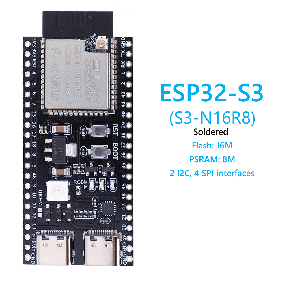 ESP32 S3 Geliştirme Kartı Geni - Esp32 S3 Development Board Lot incelemesi ve fiyatı