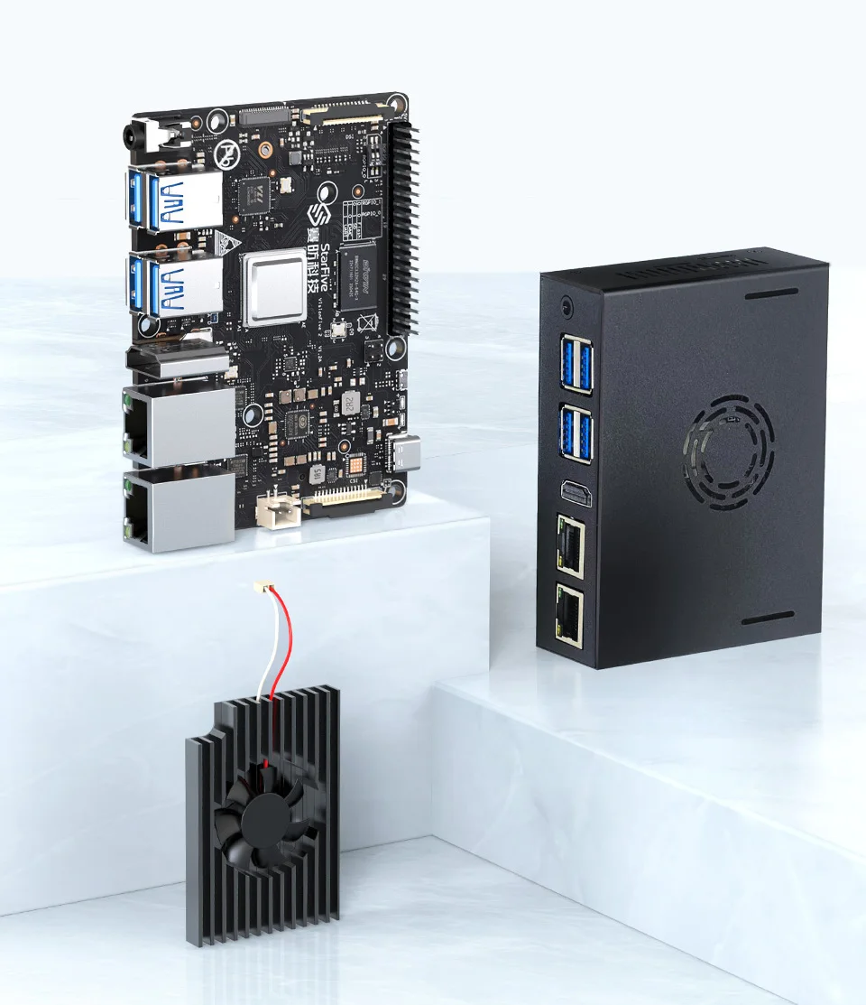 VisionFive2 8GB WiFi AI Kiti R - Raspberry Pi 5 8Gb Kit incelemesi ve fiyatı