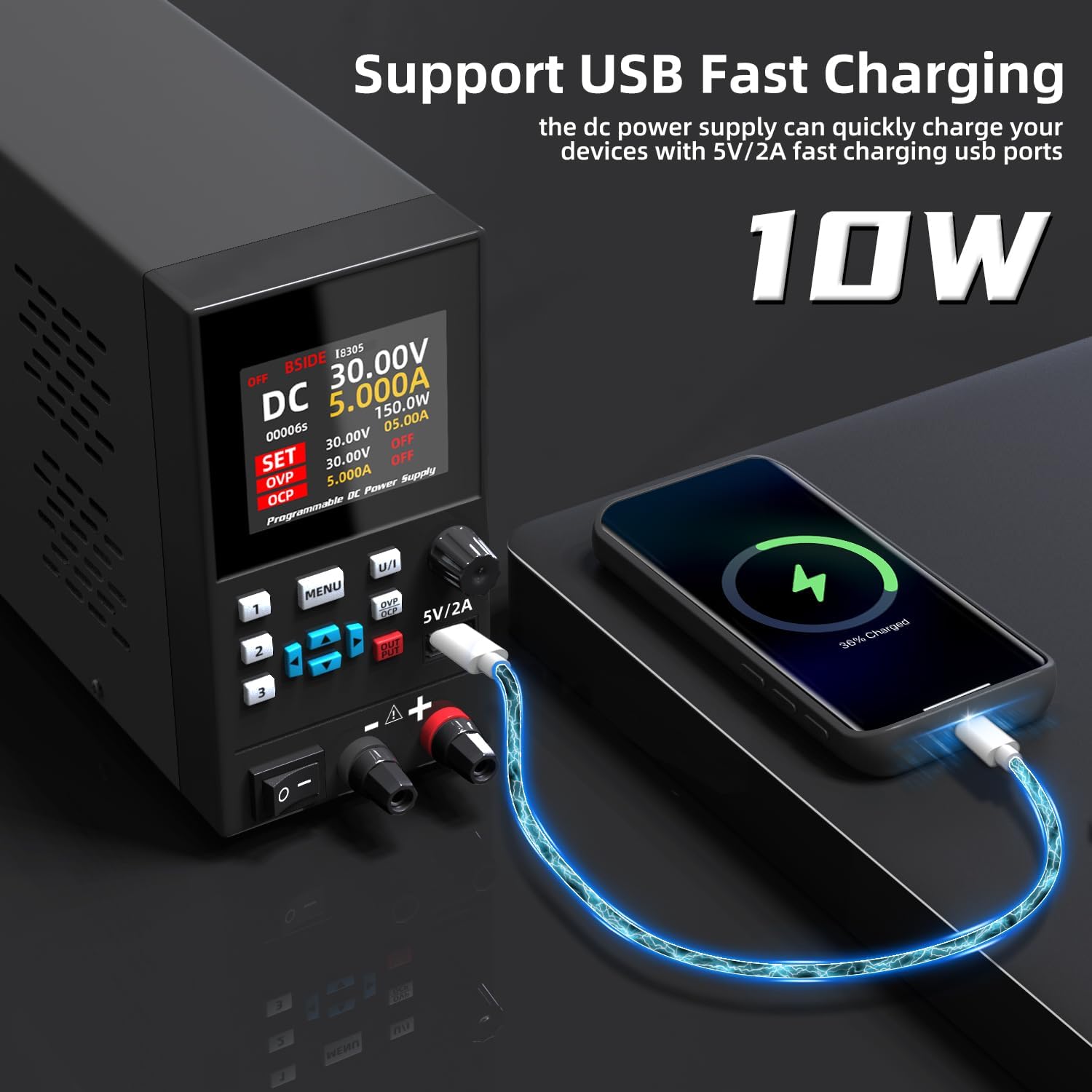 BSIDE DC Laboratuvar Düzenleme - Programmable Dc Power Supply 30V 10A incelemesi ve fiyatı