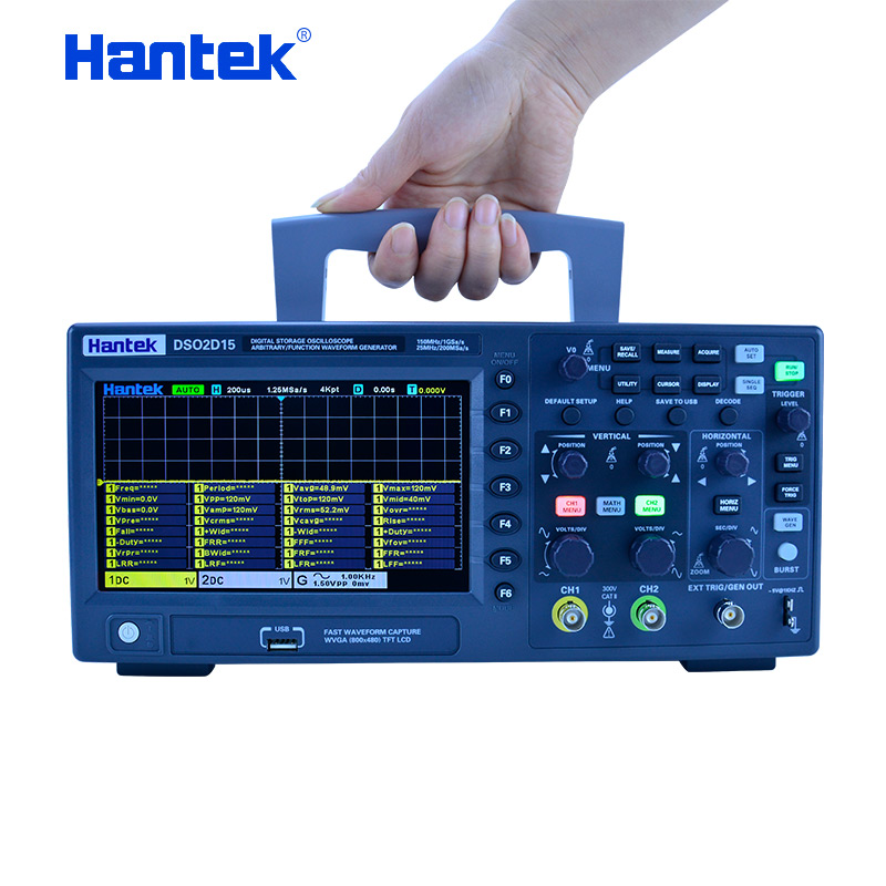 Hantek DSO2C10 2C15 2D10 2D15  - Digital Storage Oscilloscope 100Mhz incelemesi ve fiyatı