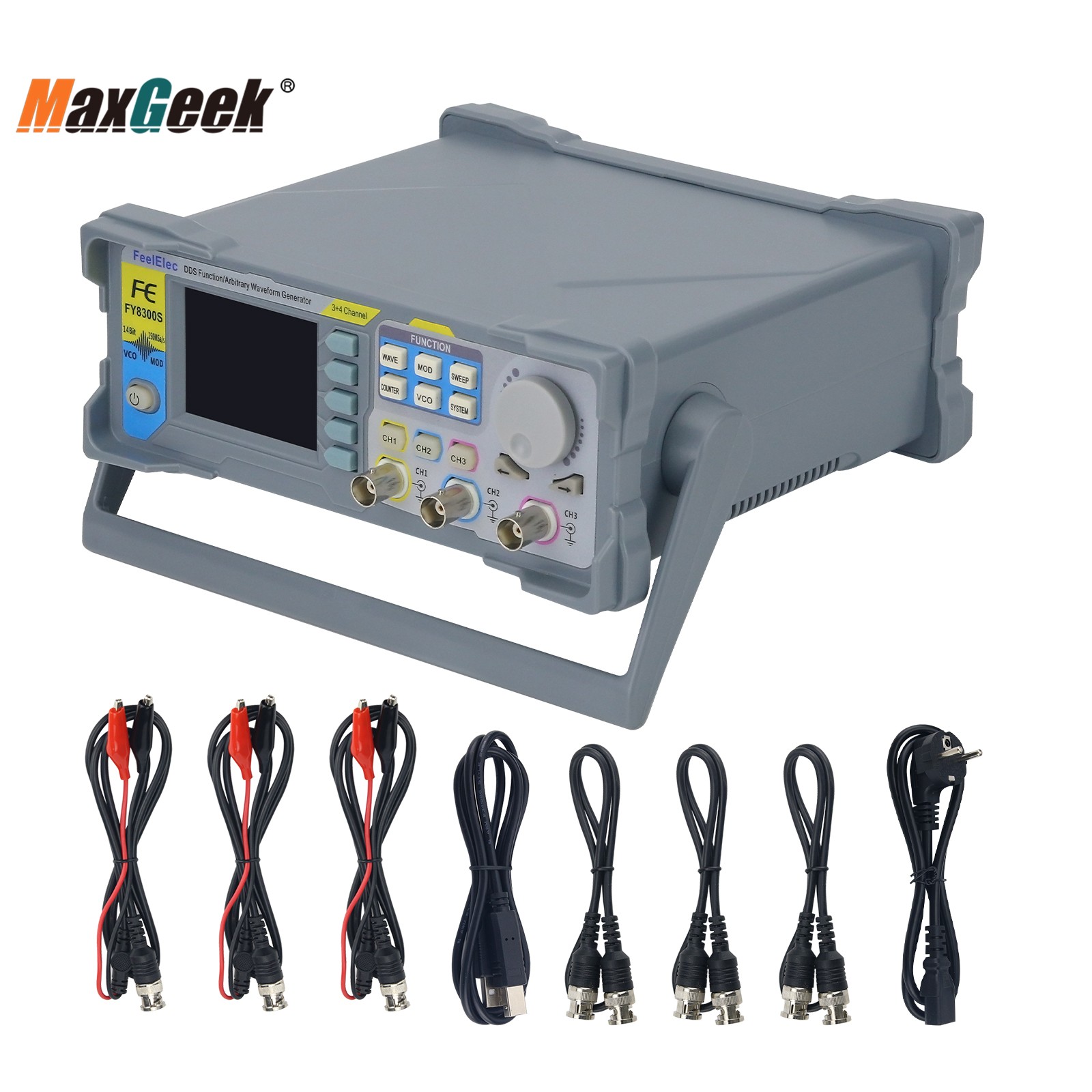 Maxgeek FY8300S-20M 20MHz 40MH - Function Arbitrary Waveform Generator incelemesi ve fiyatı