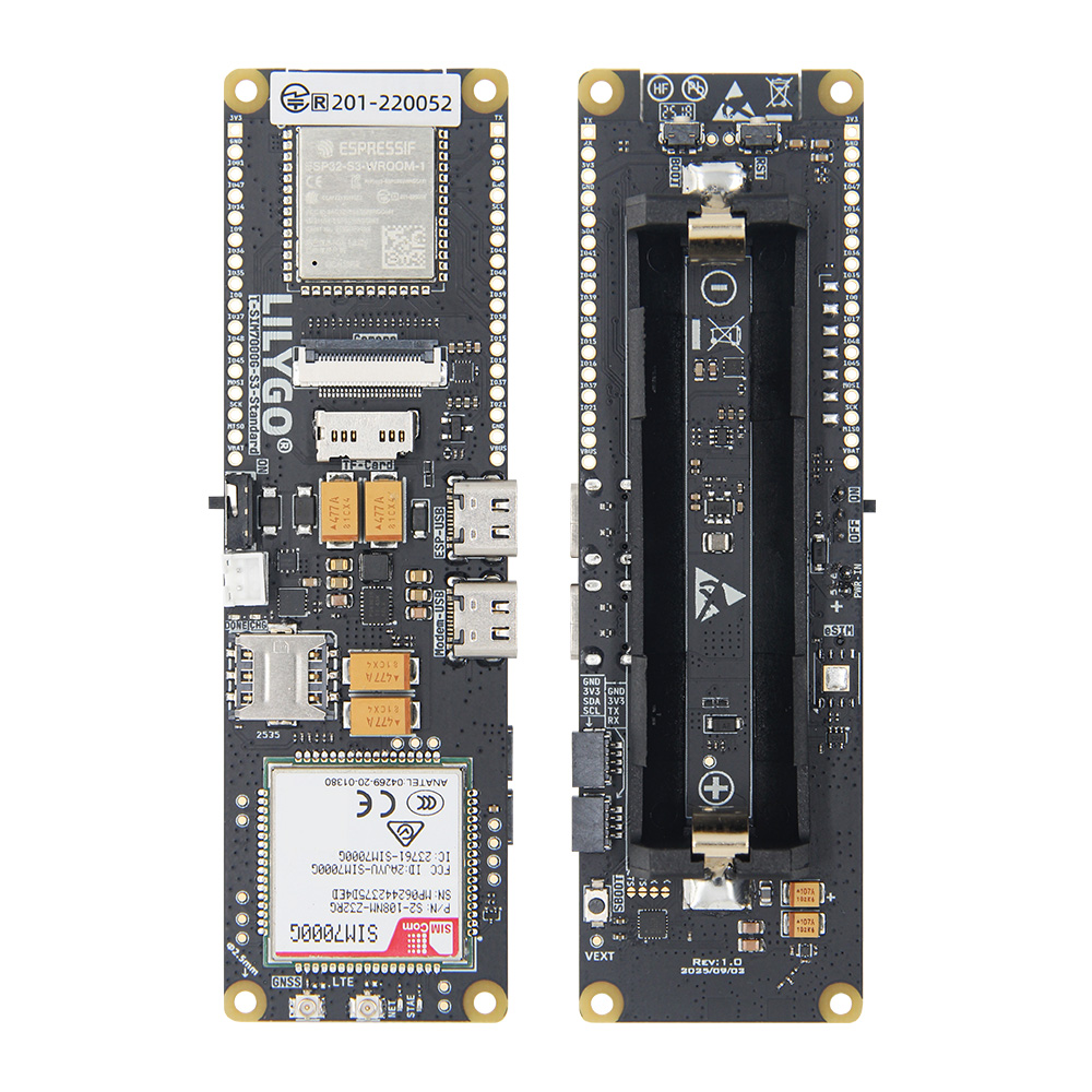 T-SIM7000G-S3-Standard SIM7080 - Esp32 S3 Development Board Lot incelemesi ve fiyatı