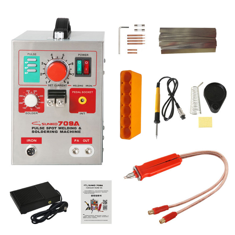 1.5KW SUNKKO 709A 220/110V Akü - Spot Welder 18650 Battery Pack incelemesi ve fiyatı